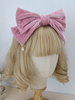 Coiffure Accessoires Mignonne Lolita avec nœud en perles noires Divers