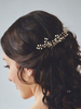 Coiffure de mariage Accessoire or Coiffure fête de mariage