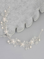 Coiffure de mariage Accessoire transparent Coiffure de fiançailles