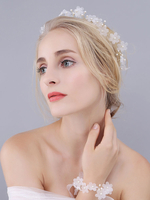 Coiffure De Mariage Accessoires De Corsage Perle Accessoires De Cheveux De Mariée