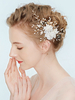 Coiffure de mariage blanc fête de mariage Coiffure
