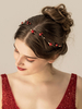 Coiffure de mariage Coiffure Boucles doreilles Accessoires de cheveux de mariée en métal