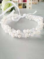 Coiffure de mariage écru blanc fête de mariage Coiffure