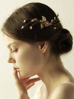 Coiffure de mariage or de fiançailles Coiffure