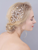 Coiffure De Mariage Peigne Strass Métal Accessoires De Cheveux De Mariée