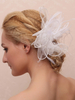 Coiffure De Mariage Plume Accessoires De Cheveux Pour La Mariée