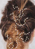 Coiffure de mariée accessoire de cheveux