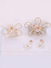 Coiffure De Mariée Coiffure Boucles DOreilles Fleur Métal Accessoires Cheveux Pour La Mariée