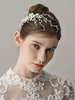 Coiffure de Mariée Peigne Perle Strass Perlé Mariage Accessoires Cheveux