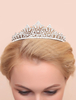 Coiffure diadème de mariage