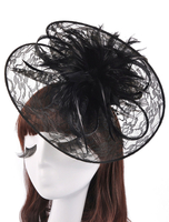 Coiffure fascinators de cérémonie en dentelle