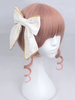coiffure lolita en fibre polyester classique imprimé étoile Tea party"idienne avec dentelle et noeud blanche épingle à cheveux Déguisements Halloween
