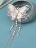 Coiffure Lolita Style Chinois Lilas Papillon Perles Chaînes Accessoire Métal Divers