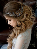 coiffure mariage or accessoire de cheveux soirée