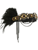 Coiffure Noir Plume Années 1920 Great Gatsby Accessoire Femmes Déguisements Halloween Accessoire