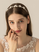 Coiffures de mariage Coiffures de mariage Fleur Métal Accessoires de cheveux de mariée