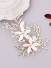 Coiffures de mariage Couvre-chef Accessoires de cheveux de mariée en métal