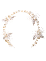 Coiffures de mariage Couvre-chef Accessoires de cheveux de mariée en métal