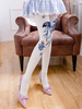 Collants exotiques de chaussettes blanches de lolita Déguisements Halloween