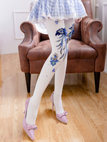 Collants exotiques de chaussettes blanches de lolita Déguisements Halloween