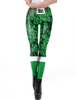 Collants Femme Saint Patrick 3d Imprimé Collants Pantalons Slim Déguisements Halloween