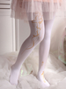 Collants Lolita Blancs Rétro Croix Estampage À Chaud Bas De Velours Lolita Déguisements Halloween