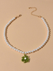 Collier de perles Collier pendentif fleur
