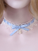 Collier doux Lolita Bows Dentelle Choker Déguisements Halloween