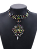 Collier Femme Alliage Pendentifs Strass Cristal Ceinture