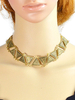 Collier or collier Chic Triangle forme courte collier pour femme