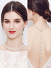 Collier pour mariée fausse perle élégant