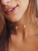 Collier tour de cou strass collier pendentif étoile chaîne