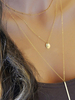Colliers Collier Multicouche Métal Blond Bijoux Femme