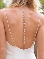 Colliers de mariage Collier de mariage en argent avec strass