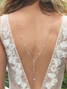Colliers de mariage Collier de mariage en argent avec strass