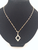 Colliers de mariage Collier de mariage strass or clair