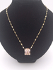 Colliers de mariage Collier de mariage strass or clair