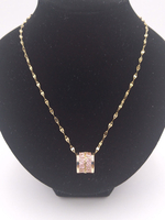 Colliers de mariage Collier de mariage strass or clair