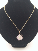 Colliers de mariage Collier de mariage strass or clair