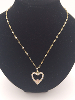 Colliers de mariage Collier de mariage strass or clair