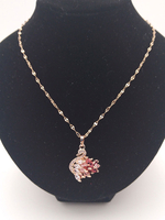 Colliers de mariage Collier de mariage strass or clair