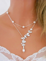 Colliers de mariage en argent Collier de mariage en argent