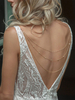 Colliers de mariage Or Argent Rond Brillant Multi-Chaîne Chaîne Strass 16 pouces Sous Collier de mariage