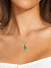 Colliers Motif De Noël Vert Chaînes En Argent Bijoux Pour Femmes