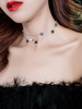 Colliers Star Silver Metal Layered Choker Necklaces Femmes Bijoux