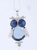 Colliers Strass Verre Bleu Strass Bijoux Femme