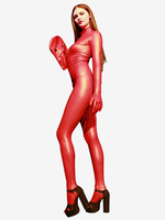 Combinaison Catsuit Zentail pour femmes combinaison en Latex et ammoniac couverture complète en cuir verni