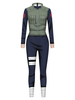 combinaison dhalloween zentai combinaison marine foncé pour femmes justaucorps Ninja Halloween effrayant Lycra Spandex Catsuit
