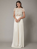 Combinaison de mariée ivoire combinaison de mariage top en dentelle panthalon entissu de satin