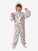 Combinaison de Noël blanc déguisement Costumes de vacances de Noël